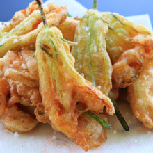 Beer Batter Zucchini Flowers