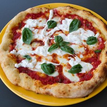 Buffalo Mozzarella & Burrata Pizza