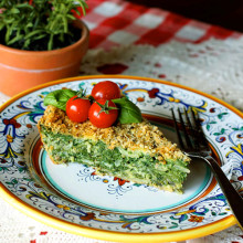 Torta di Erbe - Country Egg & Greens Tart