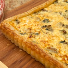 Ricotta, Spinach, & Artichoke Tart