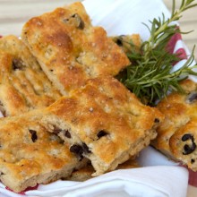 Olive & Rosemary Focaccia