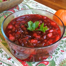 Cranberry Pear Sauce