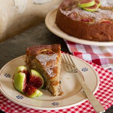 Banana Fig Spelt Cake