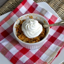 Blackberry & Pear Crisp