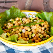 Lemon Herb Chickpea Salad