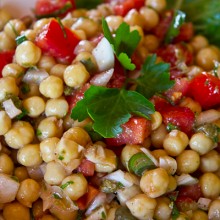 Chickpea & Cherry Tomato Salad