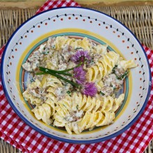 Shepherd's Pasta With Ricotta & Sausage