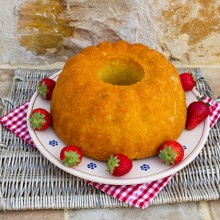 Rustic Semolina Lemon & Rosemary Cake