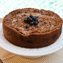 Blueberry Walnut Coffee Cake