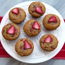 Strawberry Banana Muffins