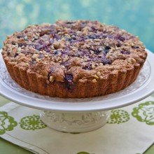 Ricotta Oat Cake With Mixed Berries
