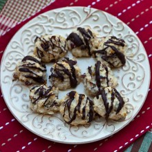 Cranberry & Pistachio Studded Macaroons