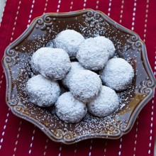 Mocha Snowball Cookies