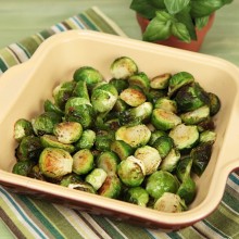 Oven Roasted Brussels Sprouts