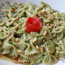 Farfalle Pasta With Broccoli Pesto