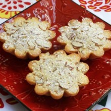 Nutella Almond Tartlets