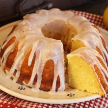 Ricotta Cake With Lemon Glaze