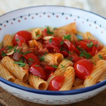 Pasta Amatriciana With Cherry Tomatoes