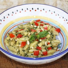 Cavatelli With Creamy Pesto Sauce