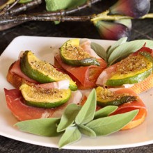 Prosciutto Fig Bruschetta