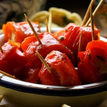Pecorino Roasted Pepper Rolls