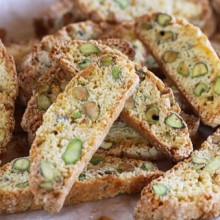 Orange Pistachio Biscotti