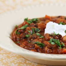 Italian Style Three Bean Turkey Stew