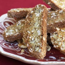 Oat Maple Biscotti