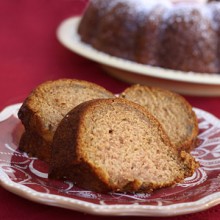 Roasted Applesauce Cake