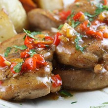 Chicken With Savory Orange Sauce