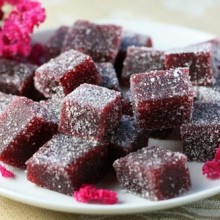 Plum Candied Fruit Gelée