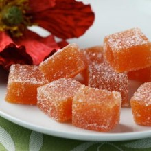 Peach Candied Fruit Gelée