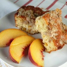Fresh Peach Breakfast Cake