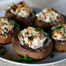 Ricotta Stuffed Mushrooms