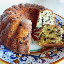 Cream Cheese Chocolate Chip Pound Cake