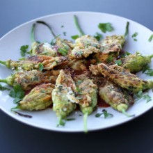 Ricotta Stuffed Zucchini Flowers