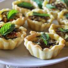 Mini Zucchini And Mint Quiche