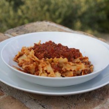 Pappardelle With Umbrian Ragu Sauce