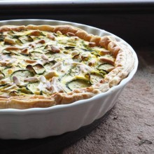 Savory Ricotta Zucchini Tart