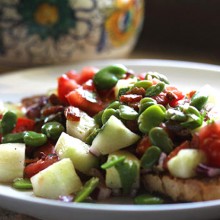 Umbrian Fava Bean Bread Salad