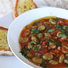 Scafata di Fave ~ Umbrian Fava Bean Stew