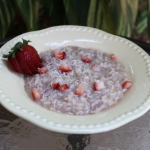 Risotto With Champagne And Strawberries